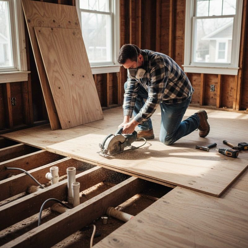 Basement Floor Sawing